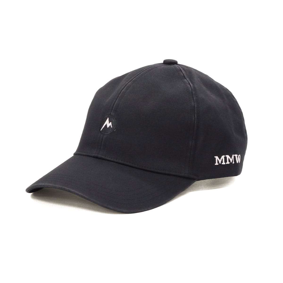 【正規取扱店】 マーモット キャップ メンズ レディース 深め Marmot おしゃれ ブランド 帽子 シンプル カジュアル UVカット UPF50+ 吸水速乾 バイウォッシュ加工 サイズ調整 Mountain Logo Cap MTSS25UHG200 ブラック