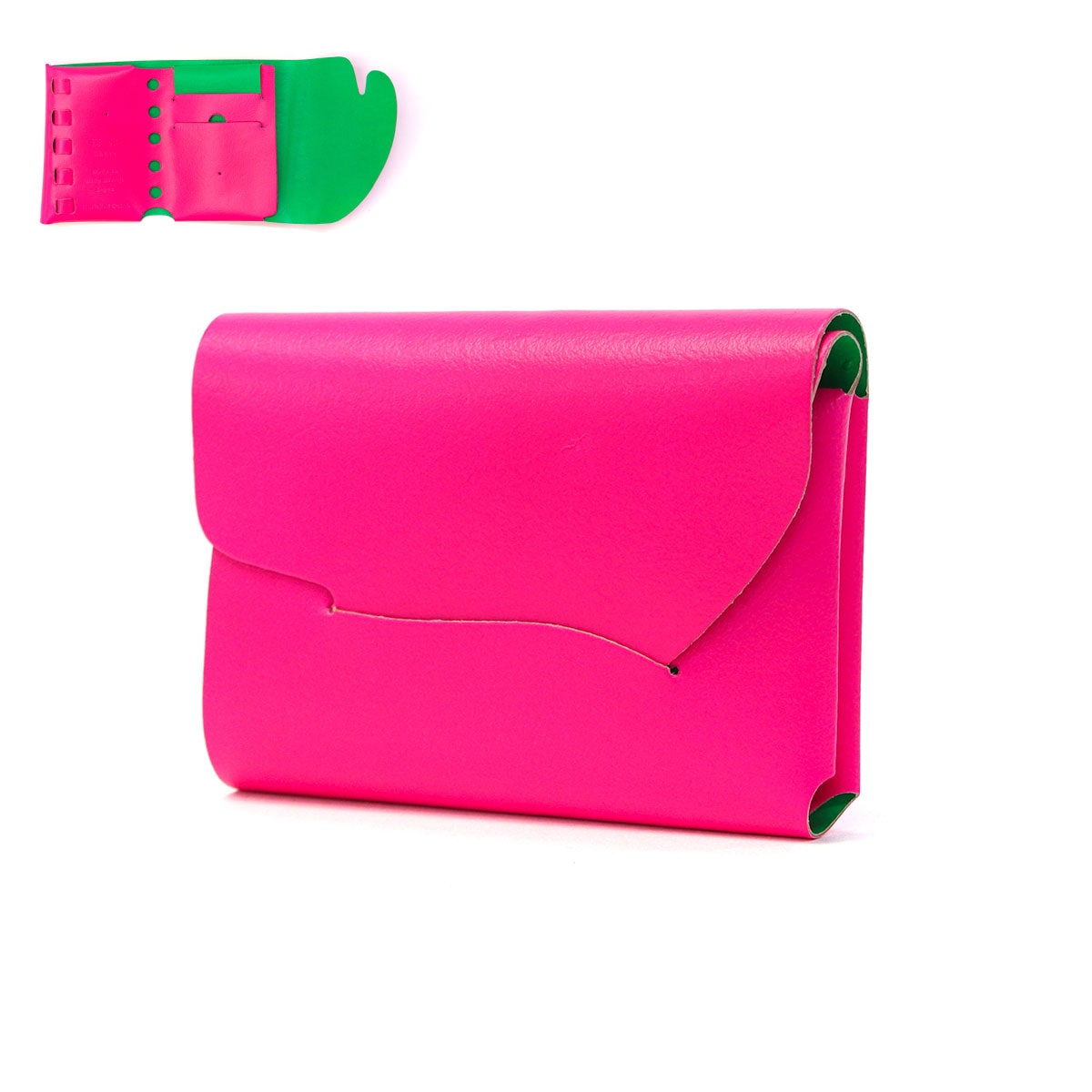 ピンク×グリーン