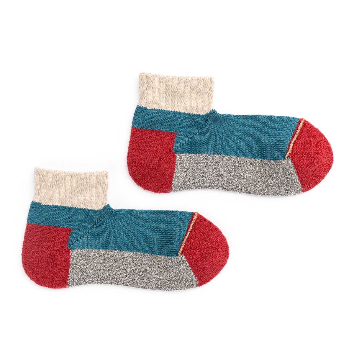 ターコイズ×レッド