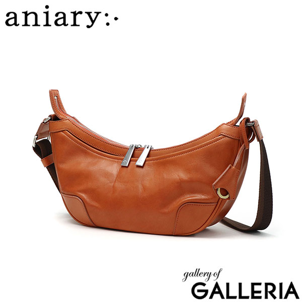 正規取扱店 アニアリ ショルダーバッグ aniary Antique Leather アンティークレザー ショルダー バッグ 斜めがけ 小さめ 横型 軽量 本革 レザー 旅行 日本製 メンズ レディース 01-03007