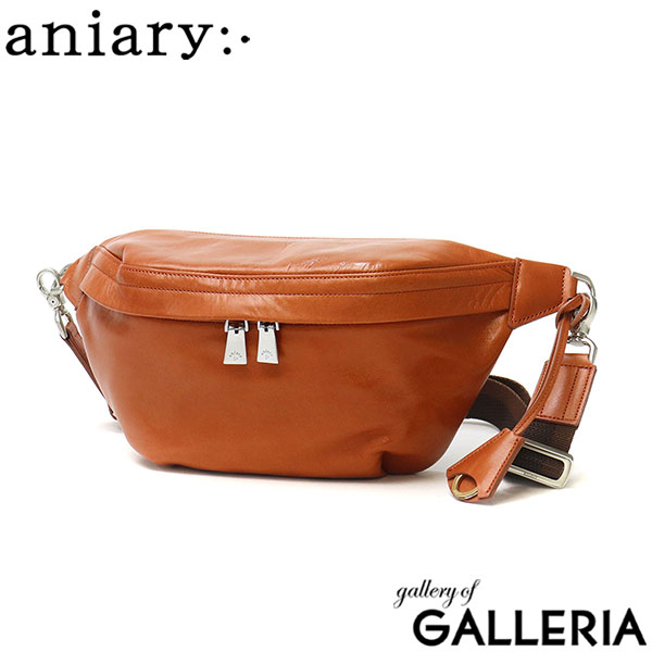 aniary アニアリ  ショルダー バッグ ボディバッグ 斜めがけ 本革 小さめ アンティークレザー AntiqueLeatherショルダーバッグ メンズ レディース 01-07003
