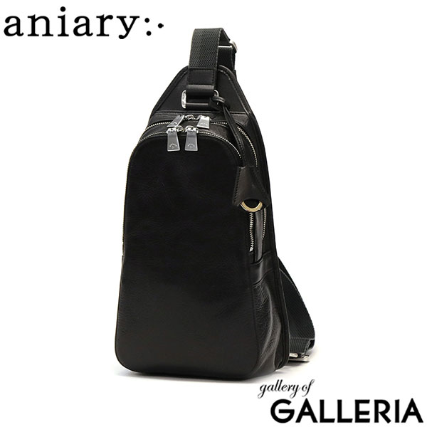 正規取扱店 アニアリ ボディバッグ aniary Antique Leather アンティークレザー ワンショルダーバッグ ショルダーバッグ 本革 縦型 斜めがけ 2層 小さめ 旅行 日本製 メンズ レディース 01-07004