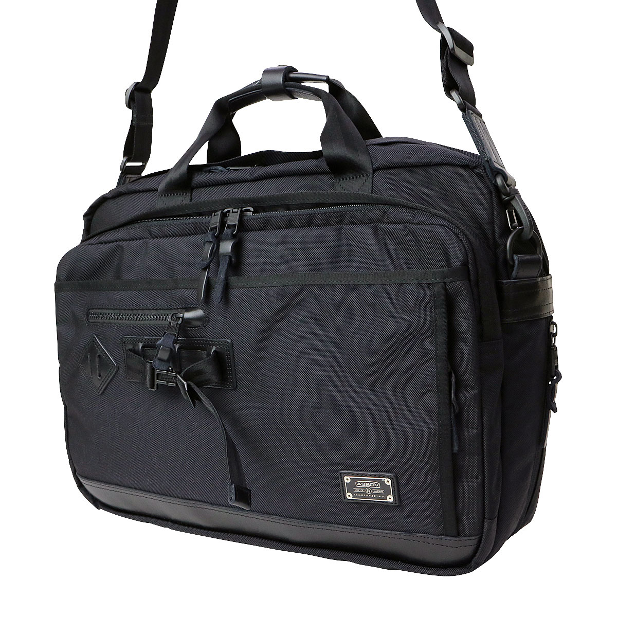【正規品1年保証】アッソブ AS2OV ビジネスバッグ 2WAY ショルダー EXCLUSIVE BALLISTIC NYLONBUSINESSBAG L メンズ 出張 通勤 061305