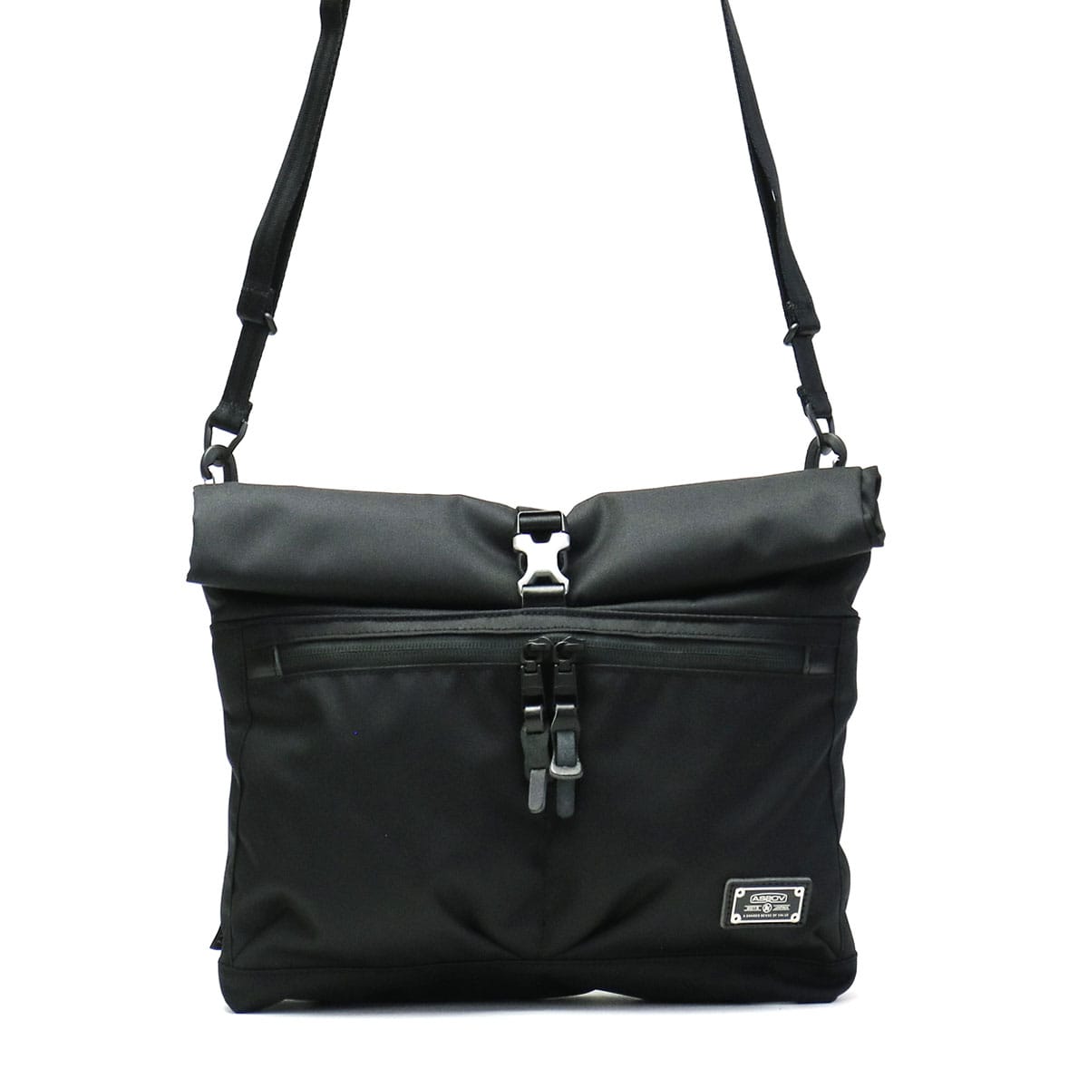 【正規品1年保証】アッソブ ショルダーバッグ AS2OV ミニショルダーバッグ CORDURA DOBBY 305D MINI SHOULDERBAGメンズ ロールトップ 斜めがけバッグ ミニショルダー 自転車 ASSOV 061414