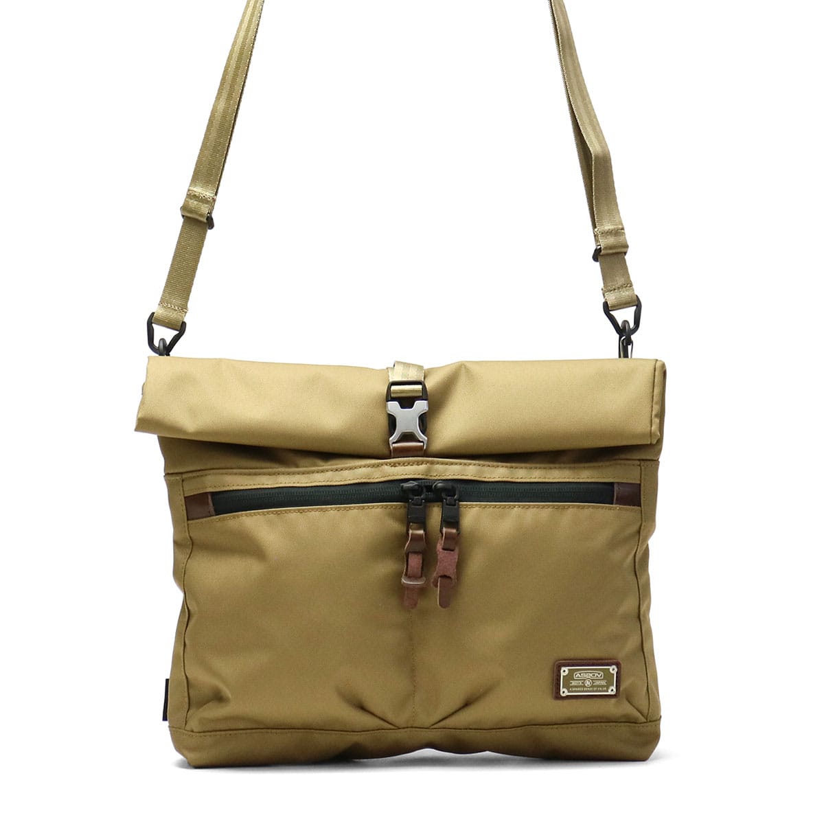 【正規品1年保証】アッソブ ショルダーバッグ AS2OV ミニショルダーバッグ CORDURA DOBBY 305D MINI SHOULDERBAGメンズ ロールトップ 斜めがけバッグ ミニショルダー 自転車 ASSOV 061414