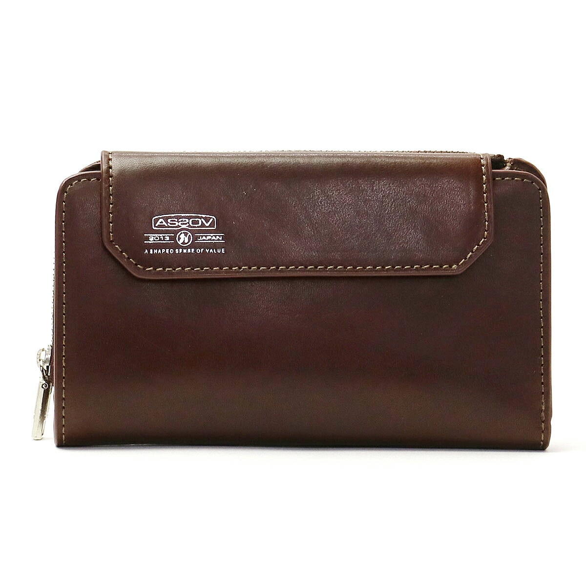 【正規品1年保証】アッソブ 財布 二つ折り財布 AS2OV レザー LEATHER MOBILE WALLET モバイルウォレット iPhone6SiPhone6 メンズ ASSOV 081601 父の日