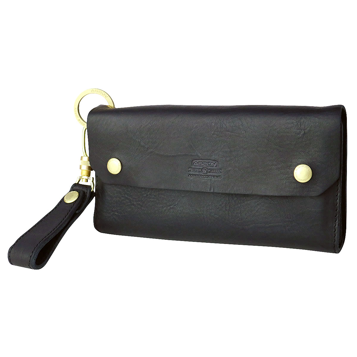 【セール】【正規品1年保証】アッソブ 財布　長財布 AS2OV レザー AS2OV OILED SHRINK LEATHER メンズ レディースASSOV101401