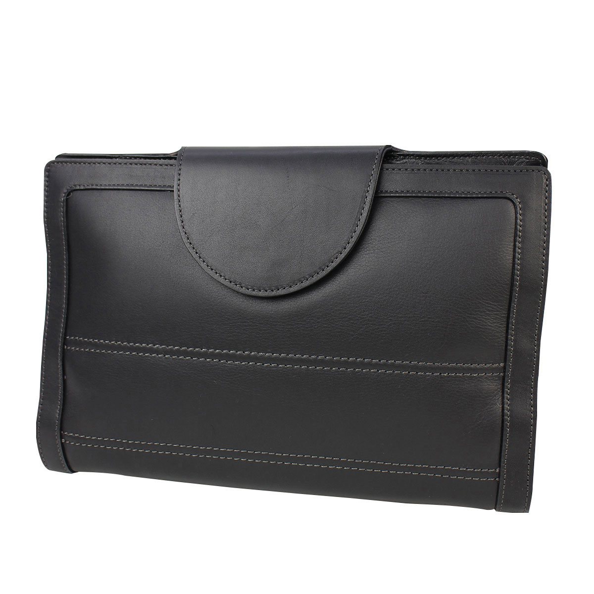 aniary アニアリクラッチバッグ ハンドキルティングレザー セカンドバッグ メンズ レディース レザー 13-08000