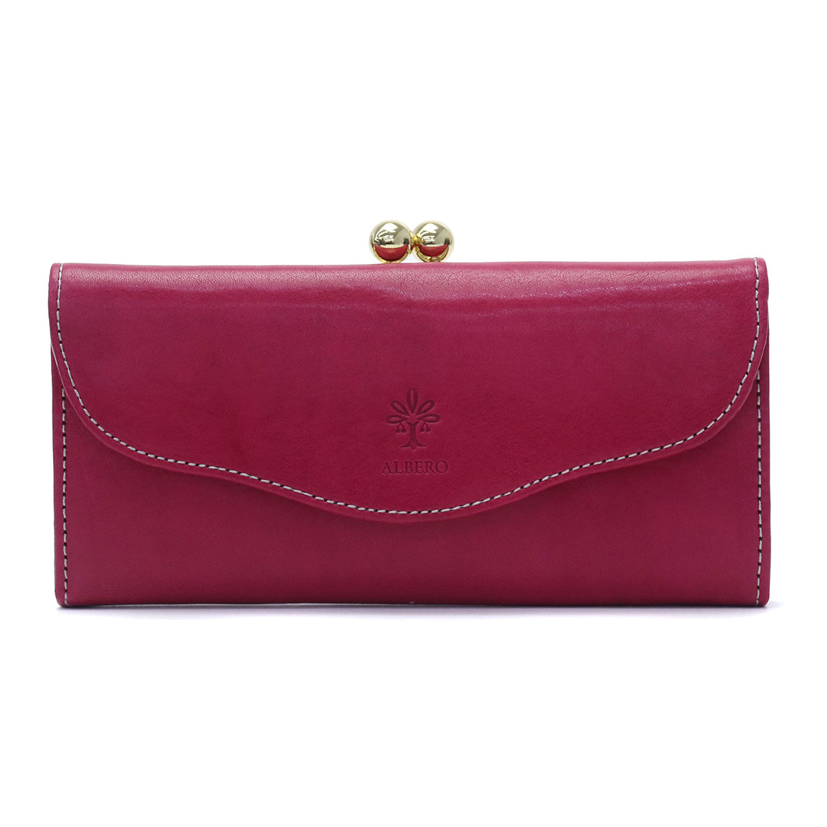 アルベロ 長財布 ALBERO がま口長財布 長財布 がま口 財布 本革 PIERROT ピエロ レディース 日本製 6407