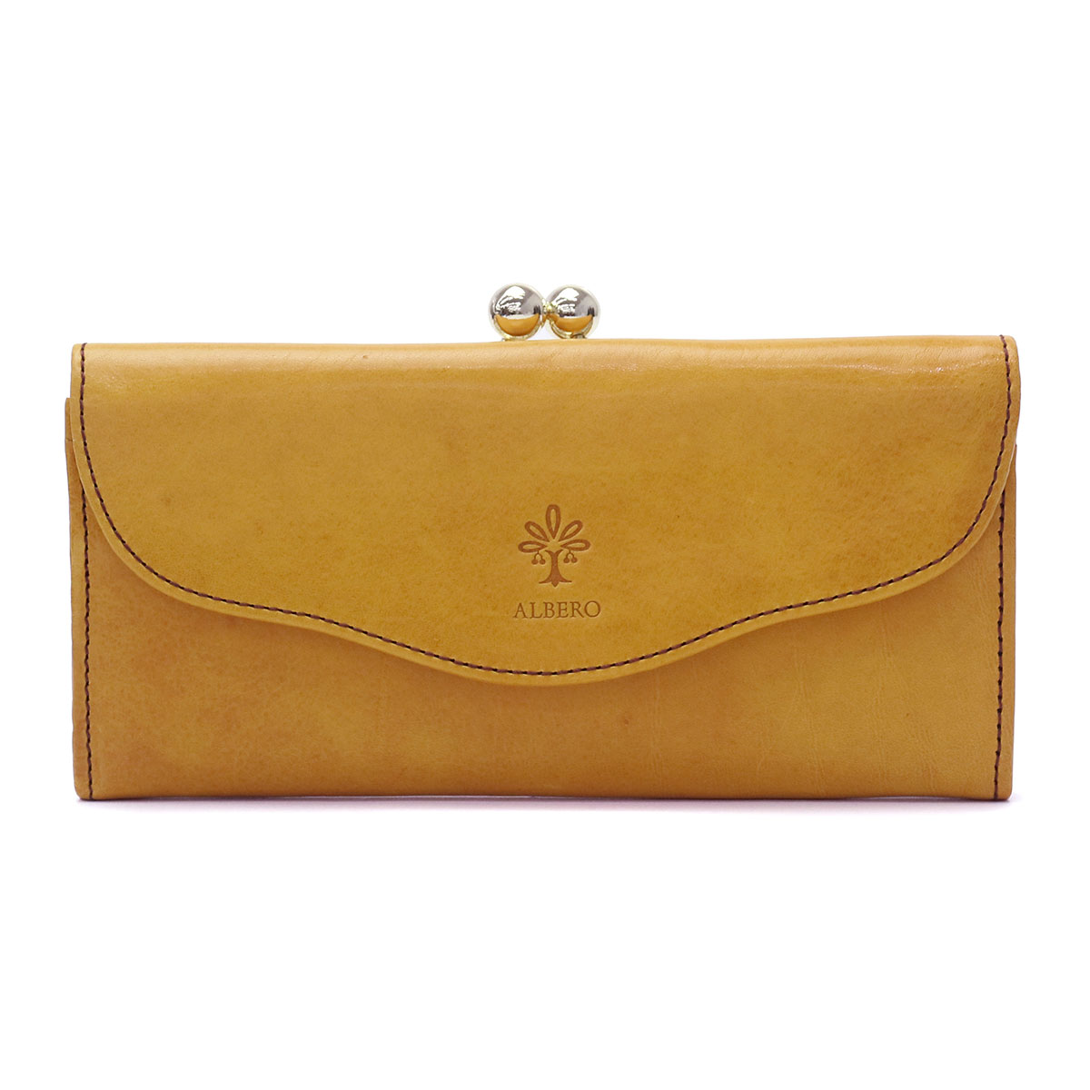 アルベロ 長財布 ALBERO がま口長財布 長財布 がま口 財布 本革 PIERROT ピエロ レディース 日本製 6407