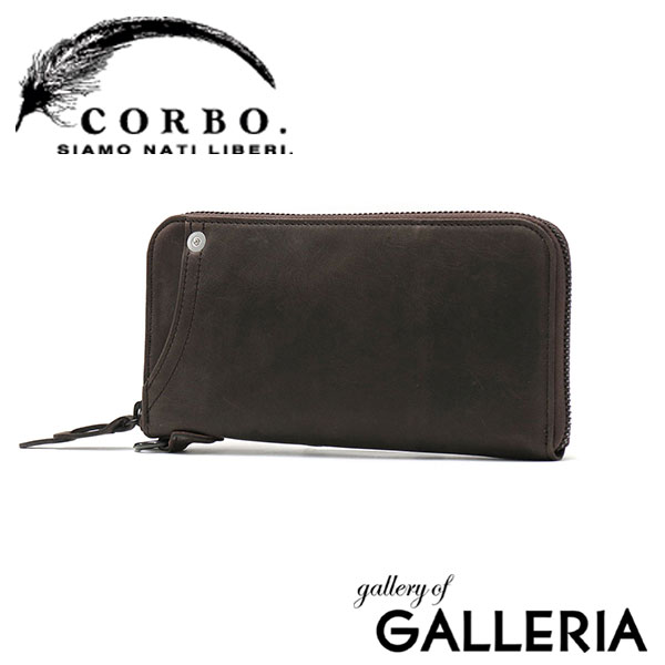 CORBO コルボ 財布 ラウンドファスナー 長財布 メンズ 革 CLAY works HORSE 8JF-9980