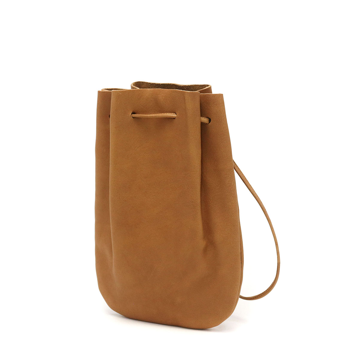 アーツアンドクラフツ ショルダーバッグ ARTS&CRAFTS VEGETABLE HORSE LEATHER DROP SHAPE POUCH S 巾着ショルダーバッグ ショルダー バッグ 斜めがけ ミニ 巾着 本革 レザー 日本製 メンズ レディース