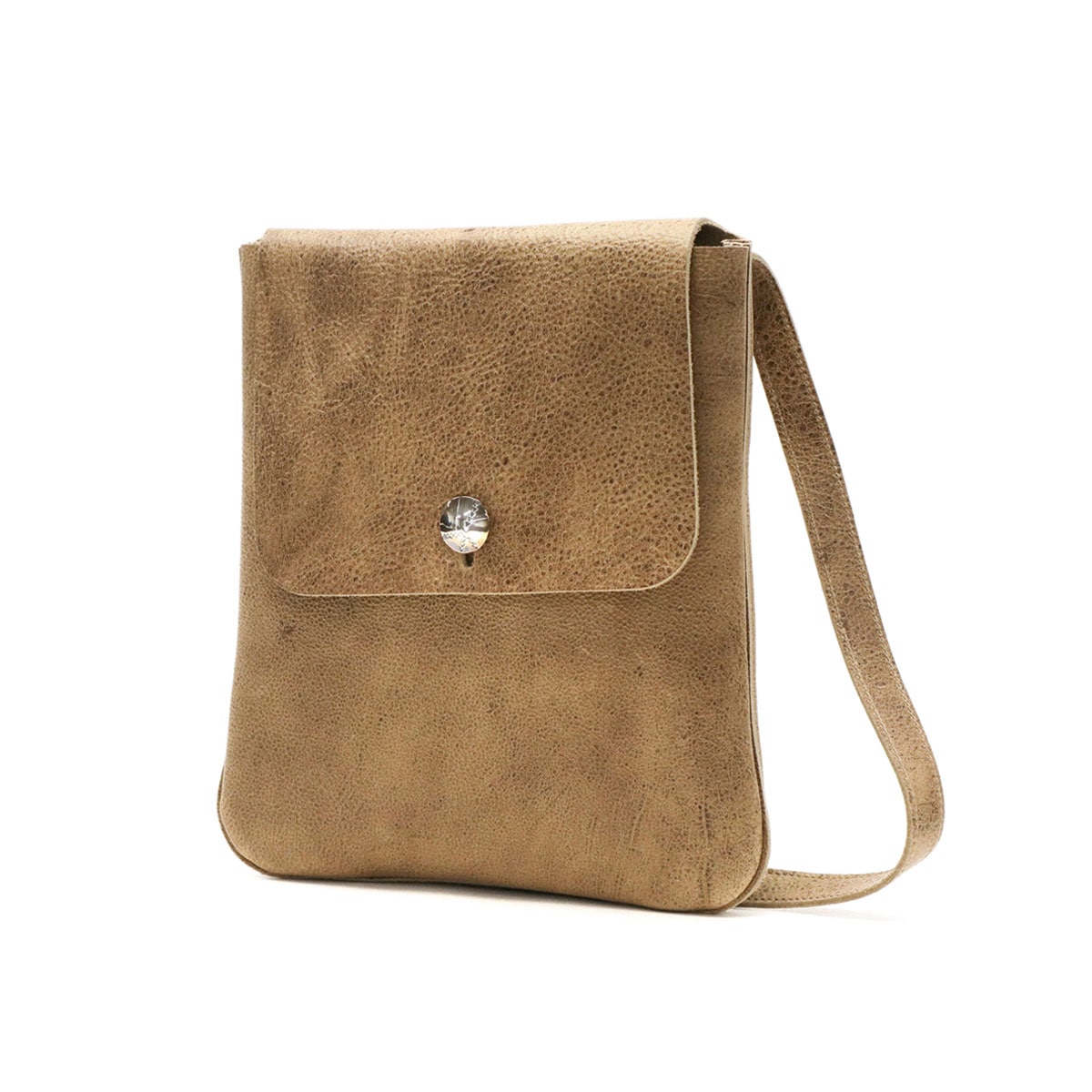 【セール】アーツアンドクラフツ ショルダーバッグ ARTS&CRAFTS 15th KUDU FLAT SHOULDER L ショルダー バッグ ポシェット ショルダーポーチ A5 斜めがけ 本革 レザー コンパクト 日本製 メンズ レディース