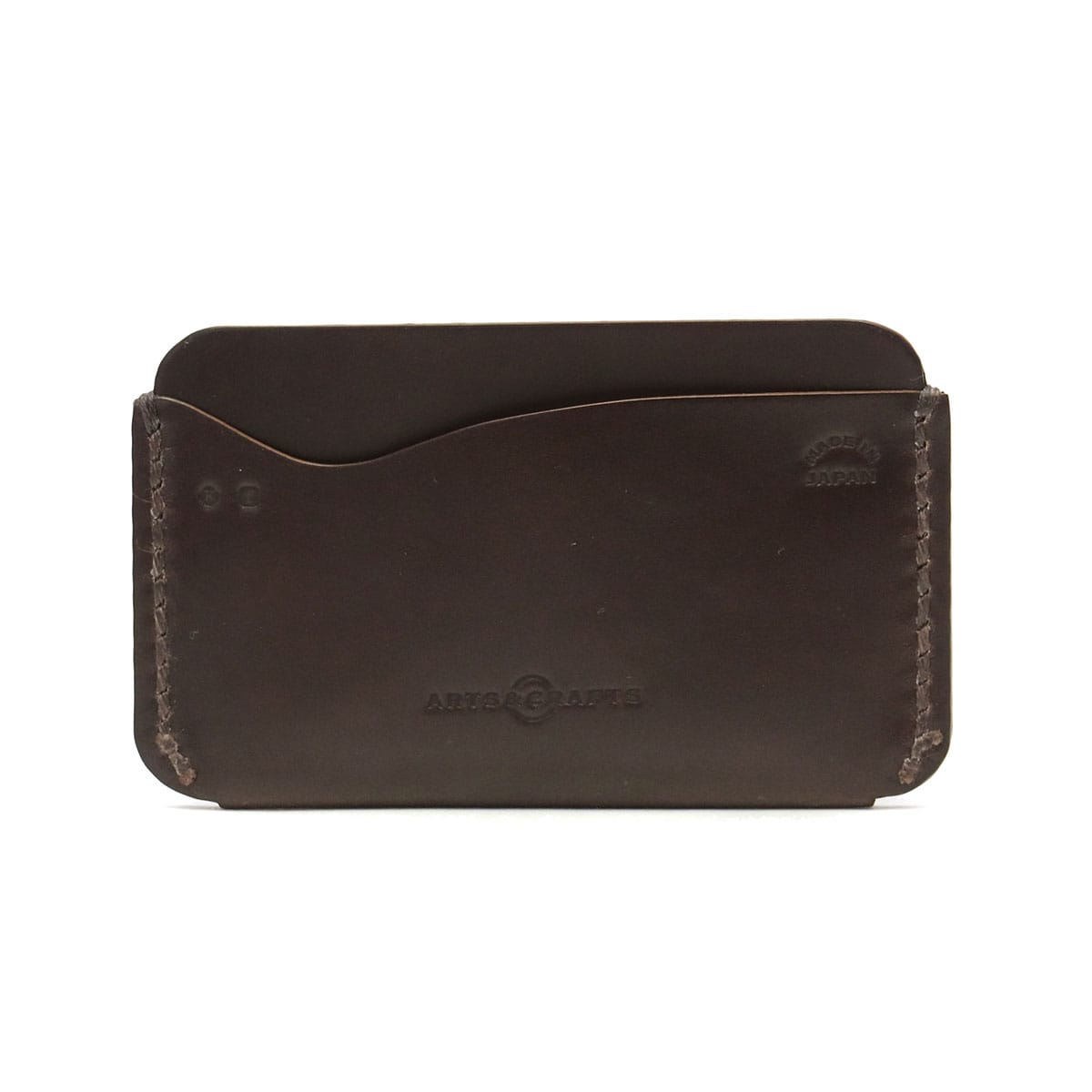 【セール】アーツアンドクラフツ カードケース ARTS&CRAFTS 名刺入れ ミニ財布 HANDSEWN CORDOVANACCCARD SLEEVE WALLET ビジネス 革 レザー アーツ＆クラフツ メンズ レディース