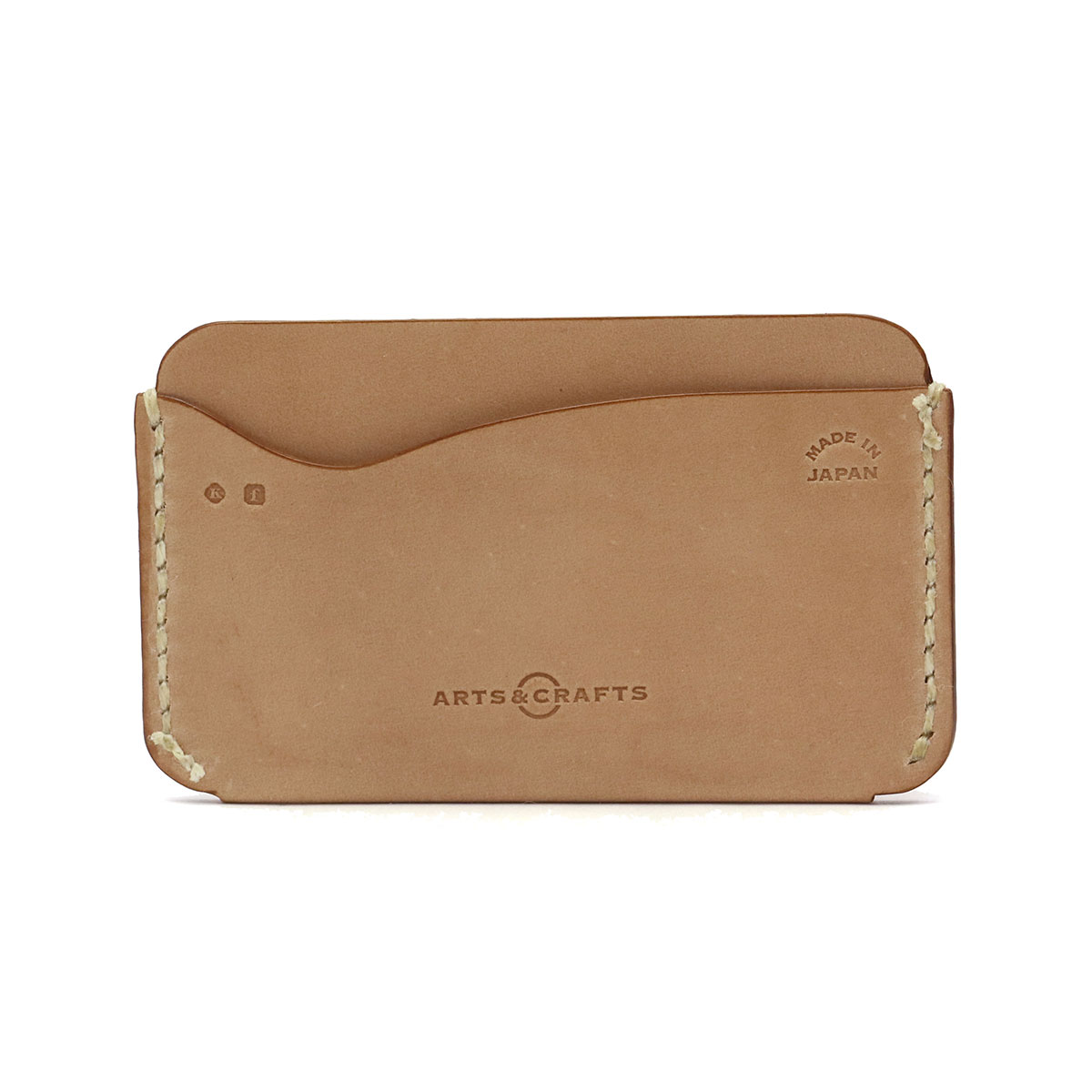 【セール】アーツアンドクラフツ カードケース ARTS&CRAFTS 名刺入れ ミニ財布 HANDSEWN CORDOVANACCCARD SLEEVE WALLET ビジネス 革 レザー アーツ＆クラフツ メンズ レディース