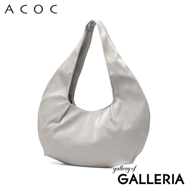 アコック トートバッグ レディース ACOC バッグ 軽量 軽い トート 肩掛け ハーフムーン 韓国 シンプル おしゃれ カジュアル かわいい 無地 コンパクト 柔らかい A5 Interview M Bag 424BG627