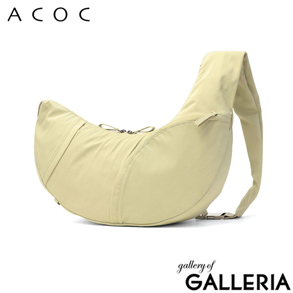 アコック ショルダーバッグ レディース メンズ ACOC バッグ 軽量 軽い 斜めがけ 大人 ハーフムーン 韓国 ブランド シンプル おしゃれ カジュアル かわいい 無地 B5 Insight Cross Bag 424BG634