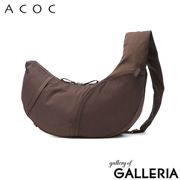 アコック ショルダーバッグ レディース メンズ ACOC バッグ 軽量 軽い 斜めがけ 大人 ハーフムーン 韓国 ブランド シンプル おしゃれ カジュアル かわいい 無地 B5 Insight Cross Bag 424BG634