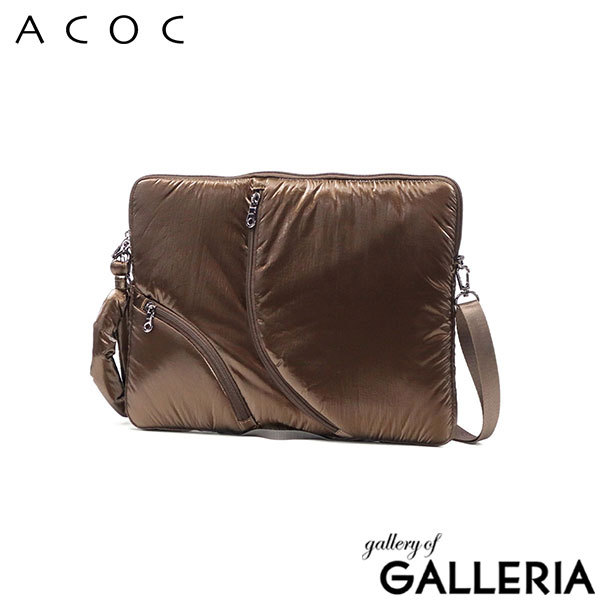 アコック PCケース 13インチ レディース ACOC おしゃれ 軽量 軽い ショルダー 斜めがけ ラップトップ 韓国 シンプル カジュアル かわいい 無地 女性 A4 2WAY Lake13 Laptop Clutch 324BG601