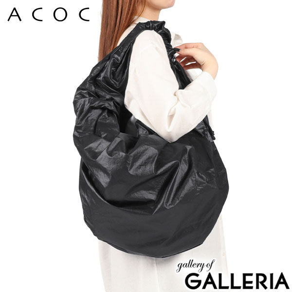 ACOC アコック トートバッグ おしゃれ シンプル 軽い 丈夫 B4 Glossy Large Tangle Twist Bag 325BG667