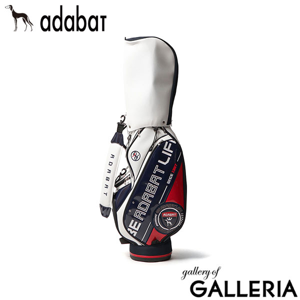 【セール】アダバット キャディバッグ メンズ レディース 軽量 adabat ゴルフ キャディ バッグ カート 47インチ 5分割 9.0型 フード ゴルフバッグ 肩掛け ショルダー ラウンド ABC429