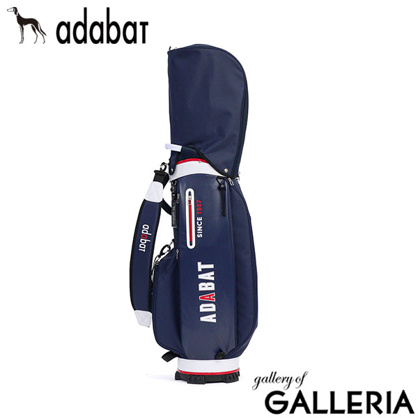 アダバット キャディバッグ メンズ レディース 軽量 軽い かっこいい adabat ゴルフ バッグ ゴルフバッグ おしゃれ 9型 9.0型 カート 47インチ 5分割 肩掛け ショルダー ラウンド 合成皮革 ブランド ゴルフ用品 ABC436