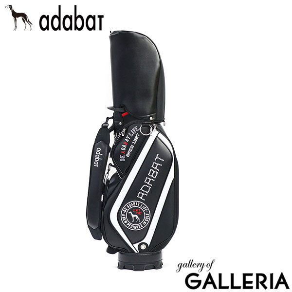 アダバット キャディバッグ メンズ レディース 軽量 軽い かっこいい adabat ゴルフ バッグ ゴルフバッグ おしゃれ 9型 9.0型 カート 47インチ 5分割 肩掛け ショルダー ラウンド 合成皮革 ブランド ゴルフ用品 ABC437