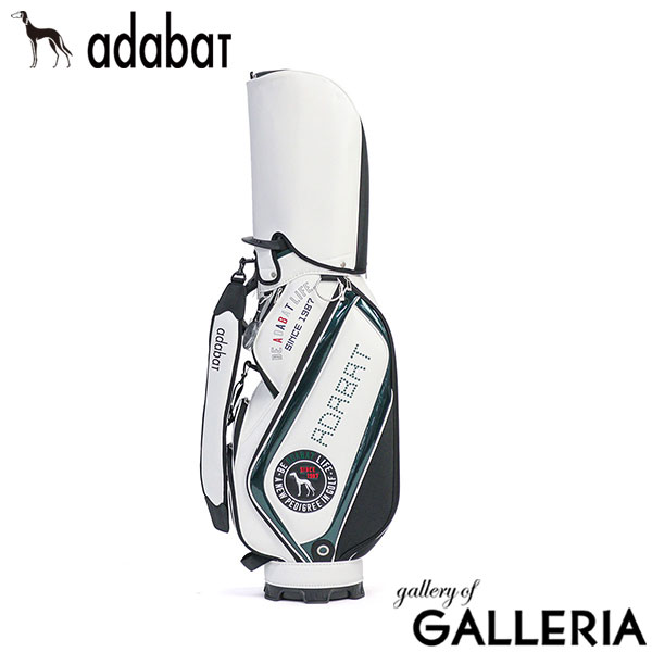 アダバット キャディバッグ メンズ レディース 軽量 軽い かっこいい adabat ゴルフ バッグ ゴルフバッグ おしゃれ 9型 9.0型 カート 47インチ 5分割 肩掛け ショルダー ラウンド 合成皮革 ブランド ゴルフ用品 ABC437