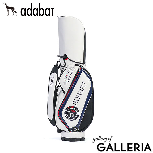 アダバット キャディバッグ メンズ レディース 軽量 軽い かっこいい adabat ゴルフ バッグ ゴルフバッグ おしゃれ 9型 9.0型 カート 47インチ 5分割 肩掛け ショルダー ラウンド 合成皮革 ブランド ゴルフ用品 ABC437