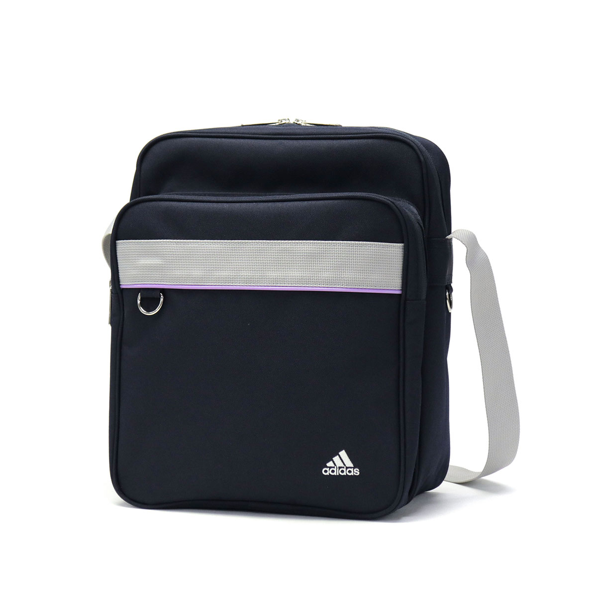 【セール】アディダス ショルダーバッグ adidas 横浜型ショルダー バッグ 通学 スクバ ショルダー スクールバッグ 通学バッグ 斜めがけ 縦型 A4 11L 軽量 高校生 中学生 女子 女子高生 レディース 67176