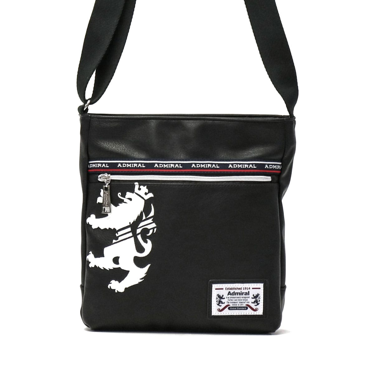 アドミラル ショルダー Admiral バッグ MARHAM-ADGA マーハム ショルダーバッグ 斜めがけ 大人 薄マチ縦長小さめ メンズ B5 タブレット収納 ADGA-03