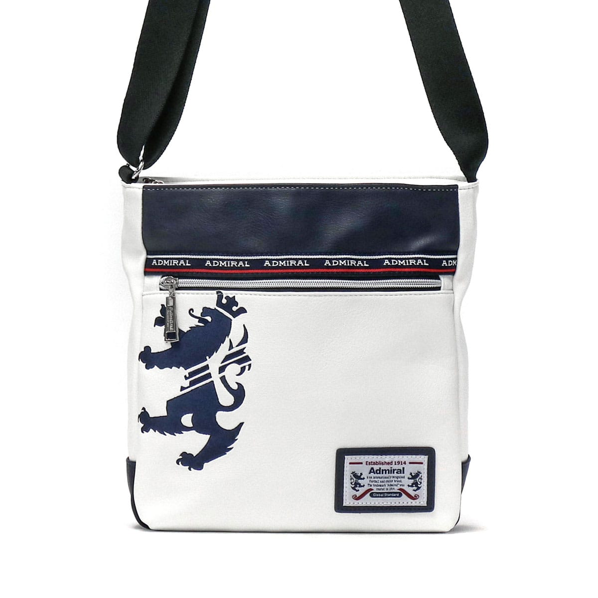 アドミラル ショルダー Admiral バッグ MARHAM-ADGA マーハム ショルダーバッグ 斜めがけ 大人 薄マチ縦長小さめ メンズ B5 タブレット収納 ADGA-03