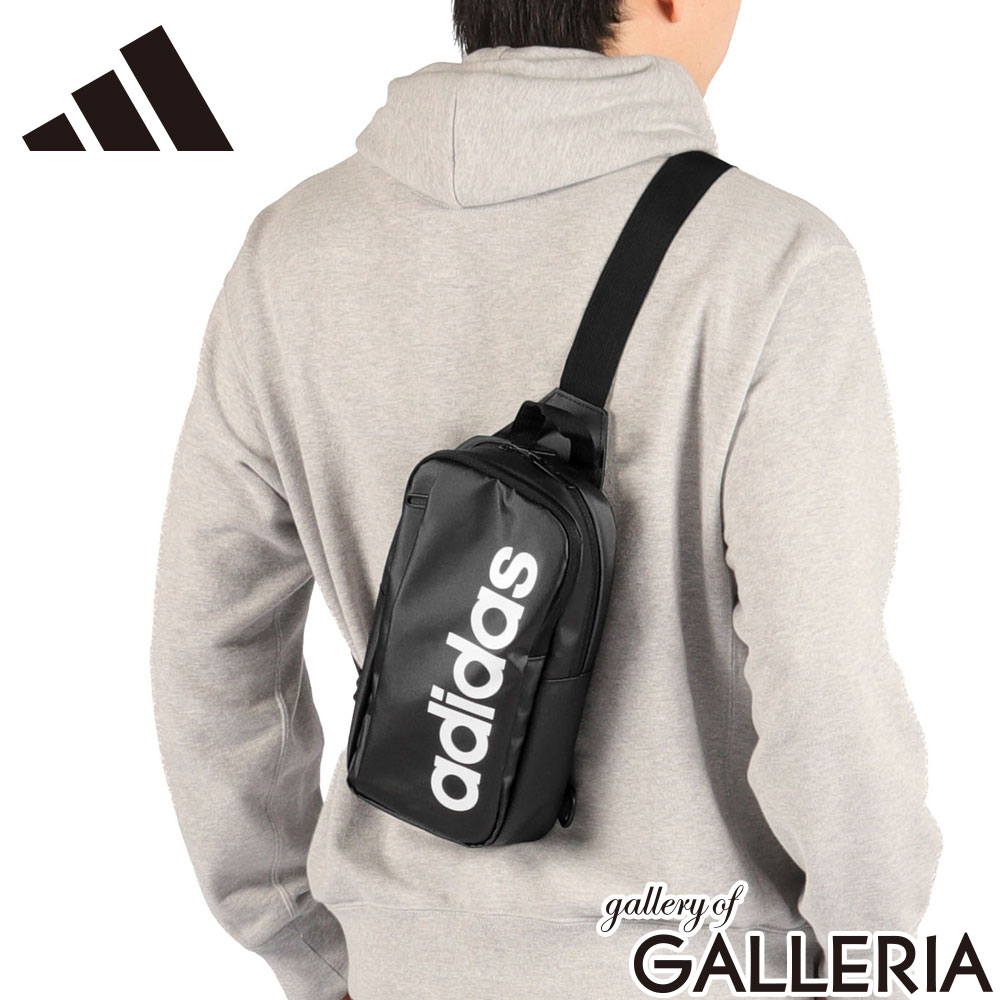 adidas アディダス ボディバッグ シンプル 小さい ミニ ロゴ ショルダー バッグ 縦型 リニア リニアスリングバッグ TK961