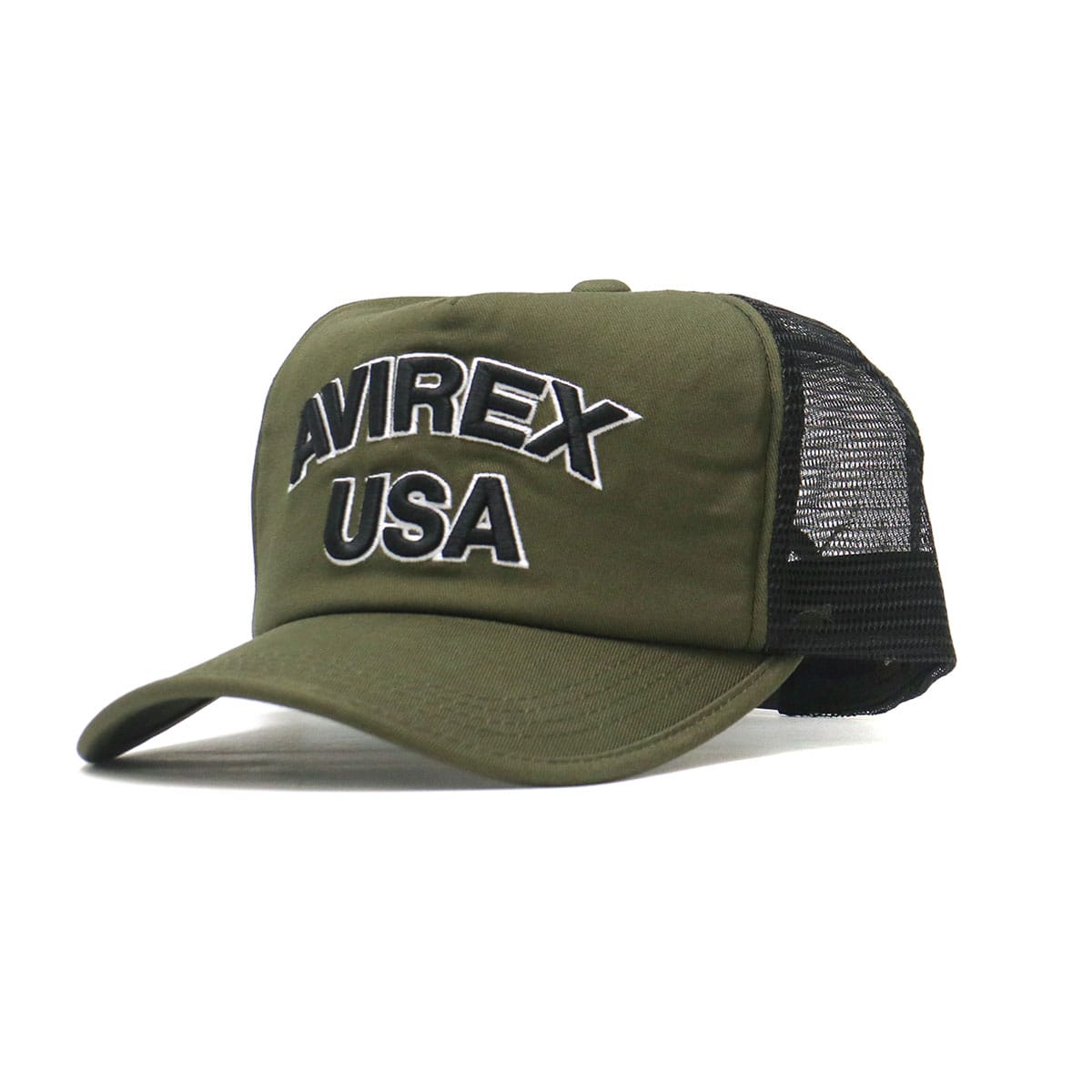 アヴィレックス キャップ AVIREX HEAD WEAR KING SIZE MESH CAP USA 帽子 ワークキャップ アジャスター付き フリーサイズ 迷彩 カモ ブランド メンズ レディース アビレックス 14308600