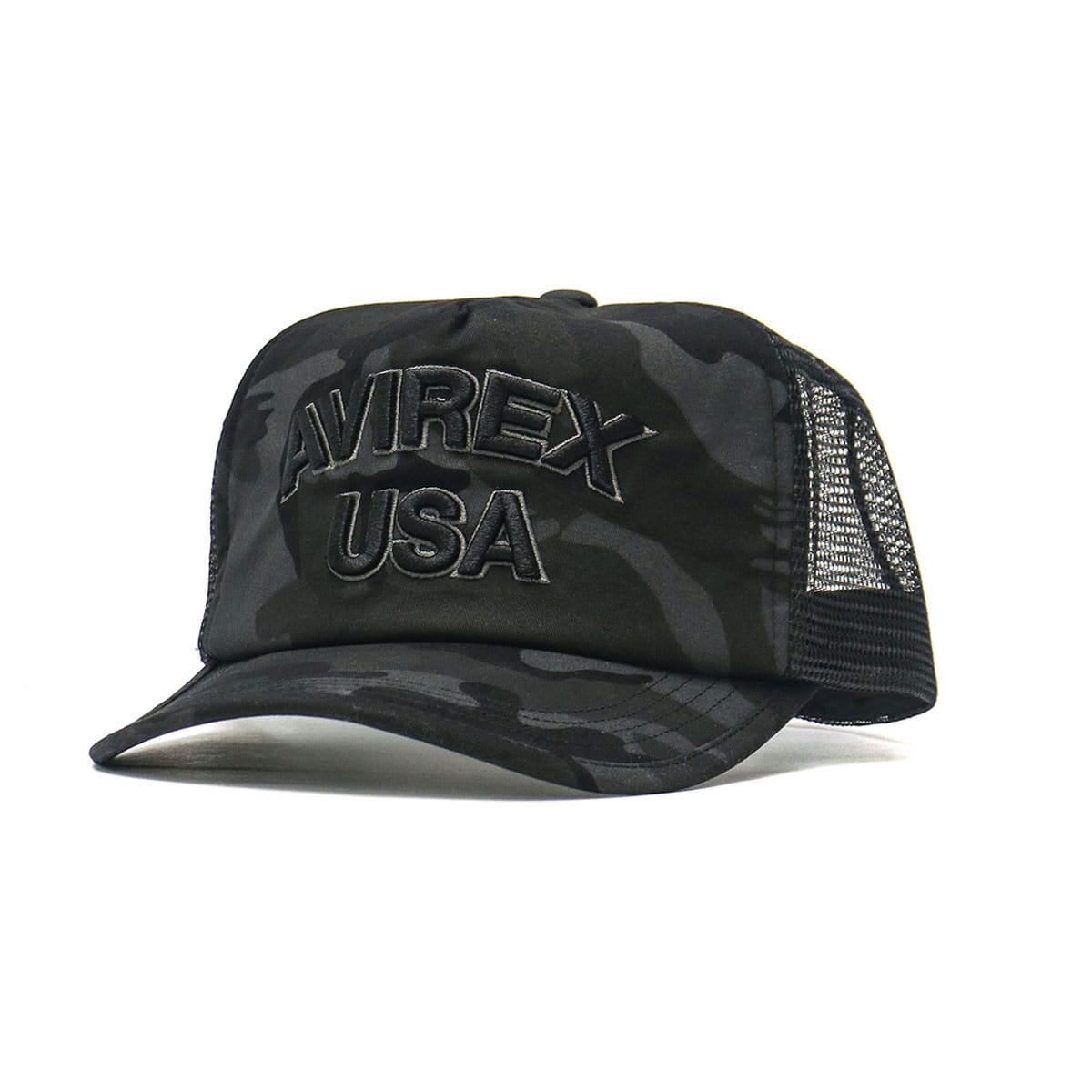 アヴィレックス キャップ AVIREX HEAD WEAR KING SIZE MESH CAP USA 帽子 ワークキャップ アジャスター付き フリーサイズ 迷彩 カモ ブランド メンズ レディース アビレックス 14308600