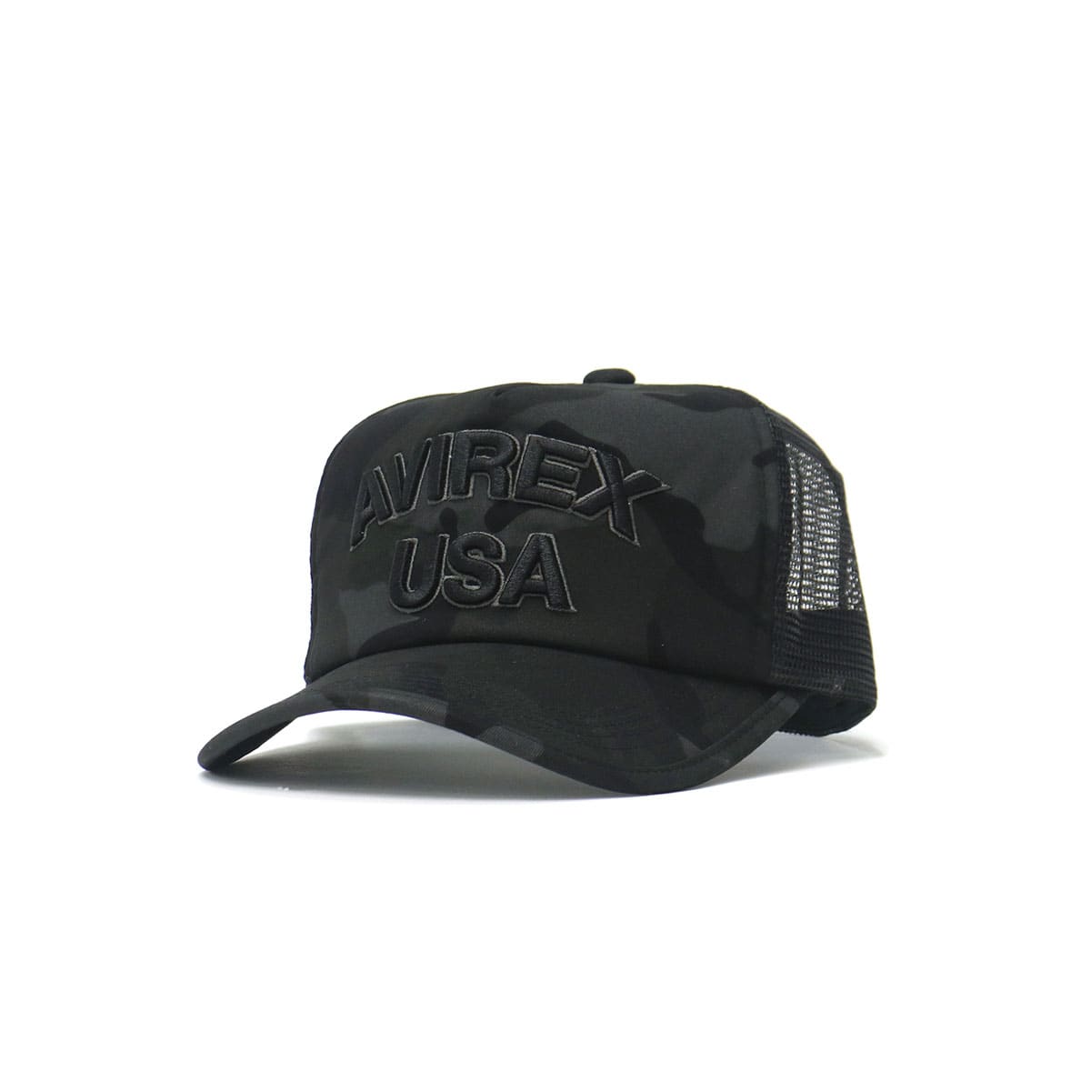 アヴィレックス キャップ AVIREX HEAD WEAR AX USA メッシュキャップ 帽子 ワークキャップ アジャスター フリーサイズ カモ柄 ブランド メンズ レディース アビレックス 14407200