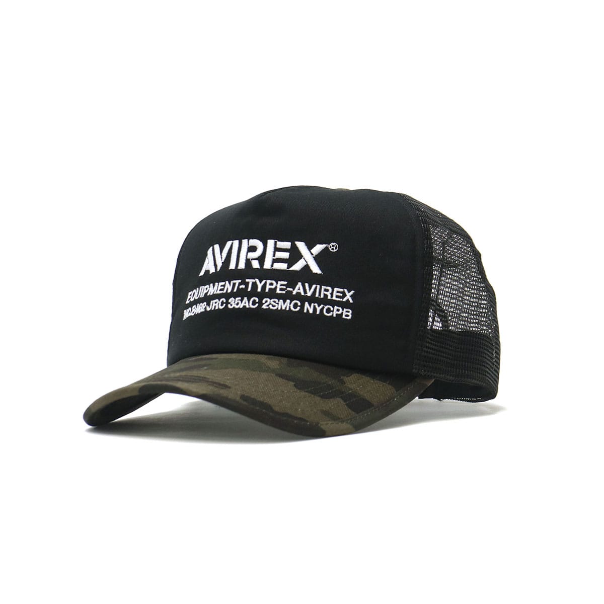 アヴィレックス キャップ AVIREX HEAD WEAR AX KING SIZE MESH CAP LOGO 帽子 ワークキャップ アジャスター フリーサイズ カモ柄 ブランド メンズ レディース アビレックス 14308700