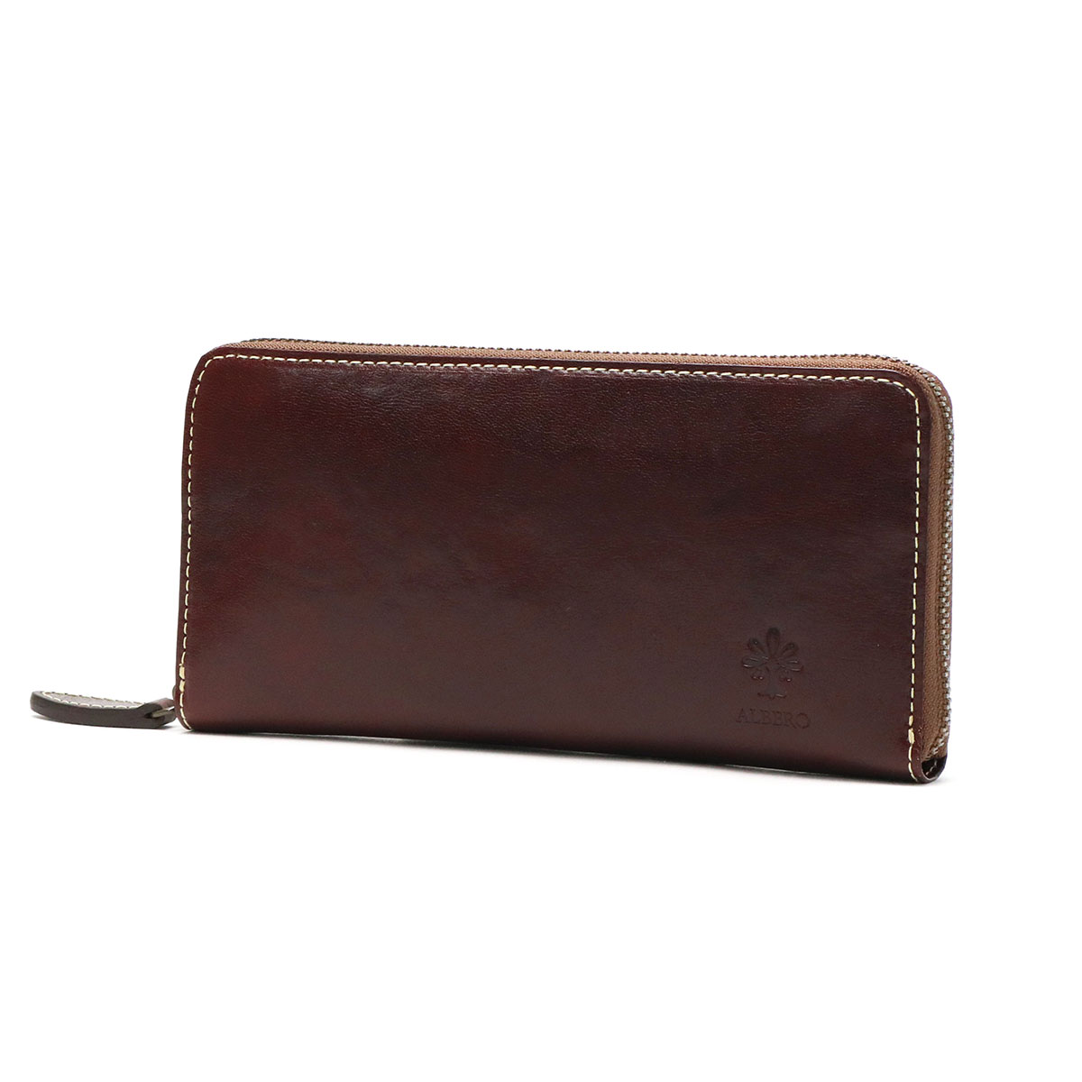 アルベロ 長財布 ALBERO 財布 本革 ラウンドファスナー OLDMADRAS オールドマドラス 小銭入れあり レディース 日本製 6523