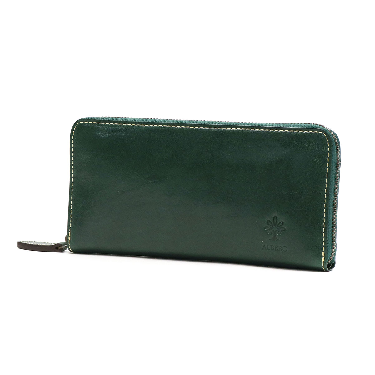 アルベロ 長財布 ALBERO 財布 本革 ラウンドファスナー OLDMADRAS オールドマドラス 小銭入れあり レディース 日本製 6523