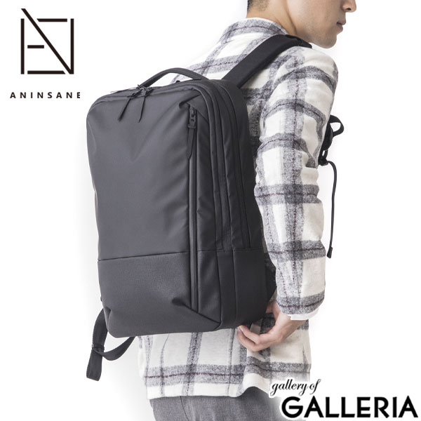 アンインセイン ビジネスリュック ANINSANE リュックサック バックパック 通勤リュック 仕事用 18L 14インチ A4 営業 丈夫 耐水性 コーデュラナイロン 多収納 PC収納 タブレット リモートワーク スーツケース連結 N01