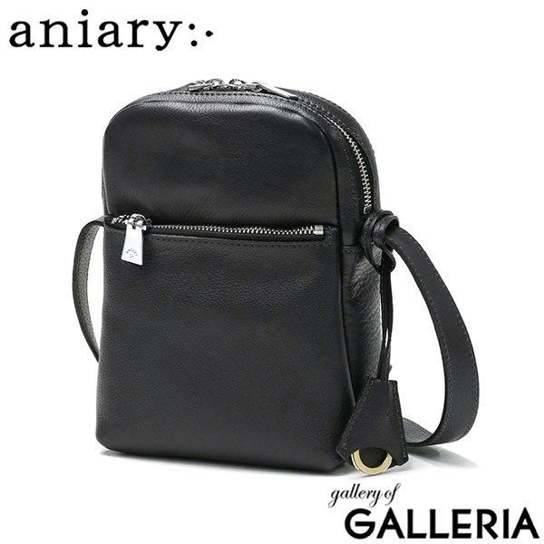 aniary アニアリバッグ ショルダーバッグ シュリンクレザー Shrink Leather ミニショルダーバッグ斜めがけバッグ 小さめ ポシェット 本革 革 ブランド メンズ レディース 07-03005 新作 2020