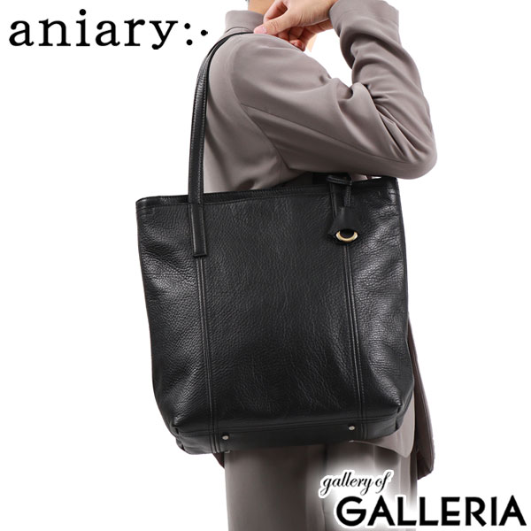 正規取扱店 アニアリ トートバッグ aniary Shrink Leather Tote シュリンクレザー トート 通勤 ビジネス 本革 レザー A4 縦型 日本製 メンズ レディース 07-02012