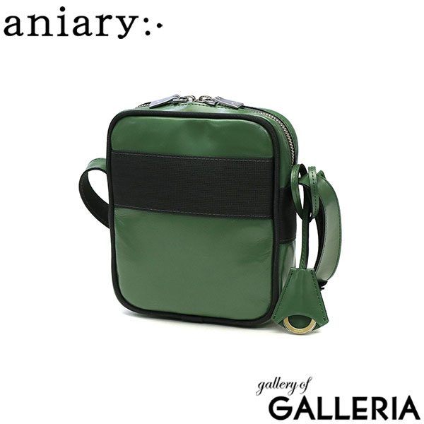 正規取扱店 アニアリ ショルダーバッグ メンズ レディース 斜めがけ aniary バッグ ブランド 小さめ 軽量 かっこいい 大人 本革 革 日本製 ミニショルダー おしゃれ 黒 シンプル F-Film Leather 32-03000