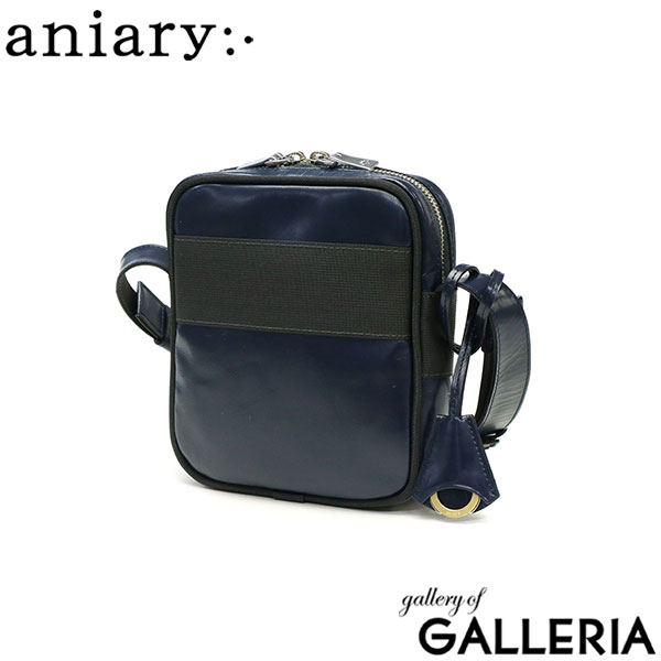 正規取扱店 アニアリ ショルダーバッグ メンズ レディース 斜めがけ aniary バッグ ブランド 小さめ 軽量 かっこいい 大人 本革 革 日本製 ミニショルダー おしゃれ 黒 シンプル F-Film Leather 32-03000
