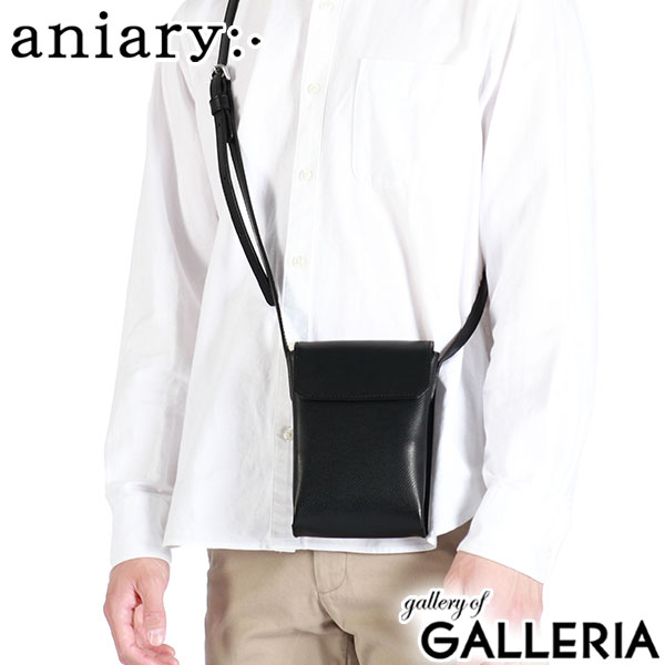 【正規取扱店】 アニアリ ショルダーバッグ メンズ レディース 斜めがけバッグ aniary ショルダー バッグ ミニショルダー 小さめ 斜めがけ 革 本革 ブランド 大人 シンプル 日本製 エス-フィルムレザー 33-03000