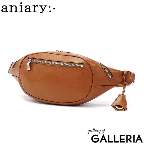 【正規取扱店】 アニアリ ボディバッグ メンズ レディース aniary バッグ ウエストバッグ ショルダー 斜めがけ 本革 革 レザー きれいめ おしゃれ ブランド 日本製 エス-フィルムレザー 33-07000