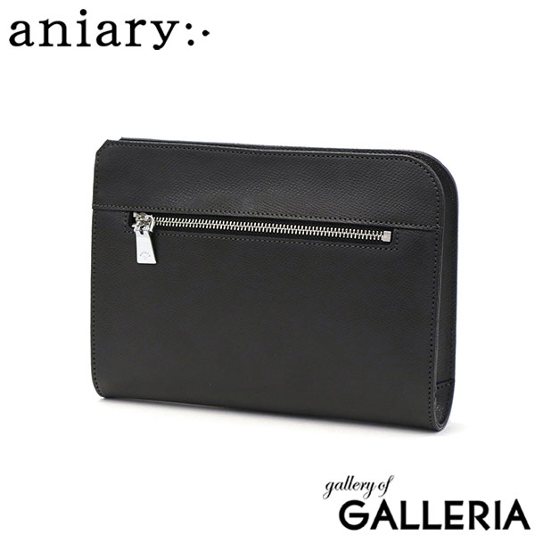 【正規取扱店】 アニアリ クラッチバッグ メンズ レディース 本革 結婚式 aniary クラッチ バッグ セカンドバッグ 手持ち 革 小さめ A5 L字ファスナー ビジネス 日本製 エス-フィルム レザー 33-08000
