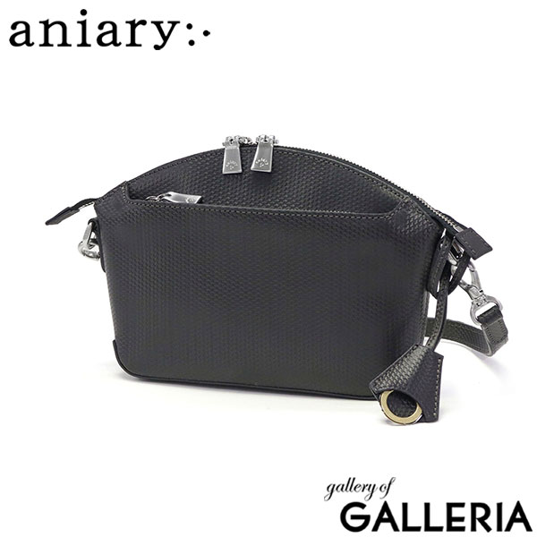 【正規取扱店】アニアリ ショルダーバッグ メンズ レディース 斜めがけバッグ ブランド aniary ミニショルダー 小さめ レザー 30代 40代 斜めがけ 大人 軽量 上品 ミニ 日本製 ジー-フィルム レザー 34-03000