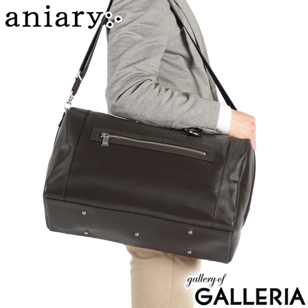 【正規取扱店】アニアリ ボストンバッグ メンズ レディース 旅行 aniary ボストン バッグ 2WAY ブランド おしゃれ ショルダーストラップ 斜めがけ 革 レザー 大人 上品 日本製 ジー-フィルム レザー 34-06000