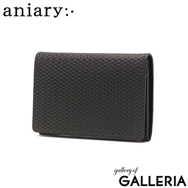 【正規取扱店】 アニアリ カードケース メンズ レディース スリム 本革 薄型 ブランド aniary 革 おしゃれ 二つ折り ギフト 大人 上品 30代 40代 日本製 ジー-フィルム レザー 34-20004